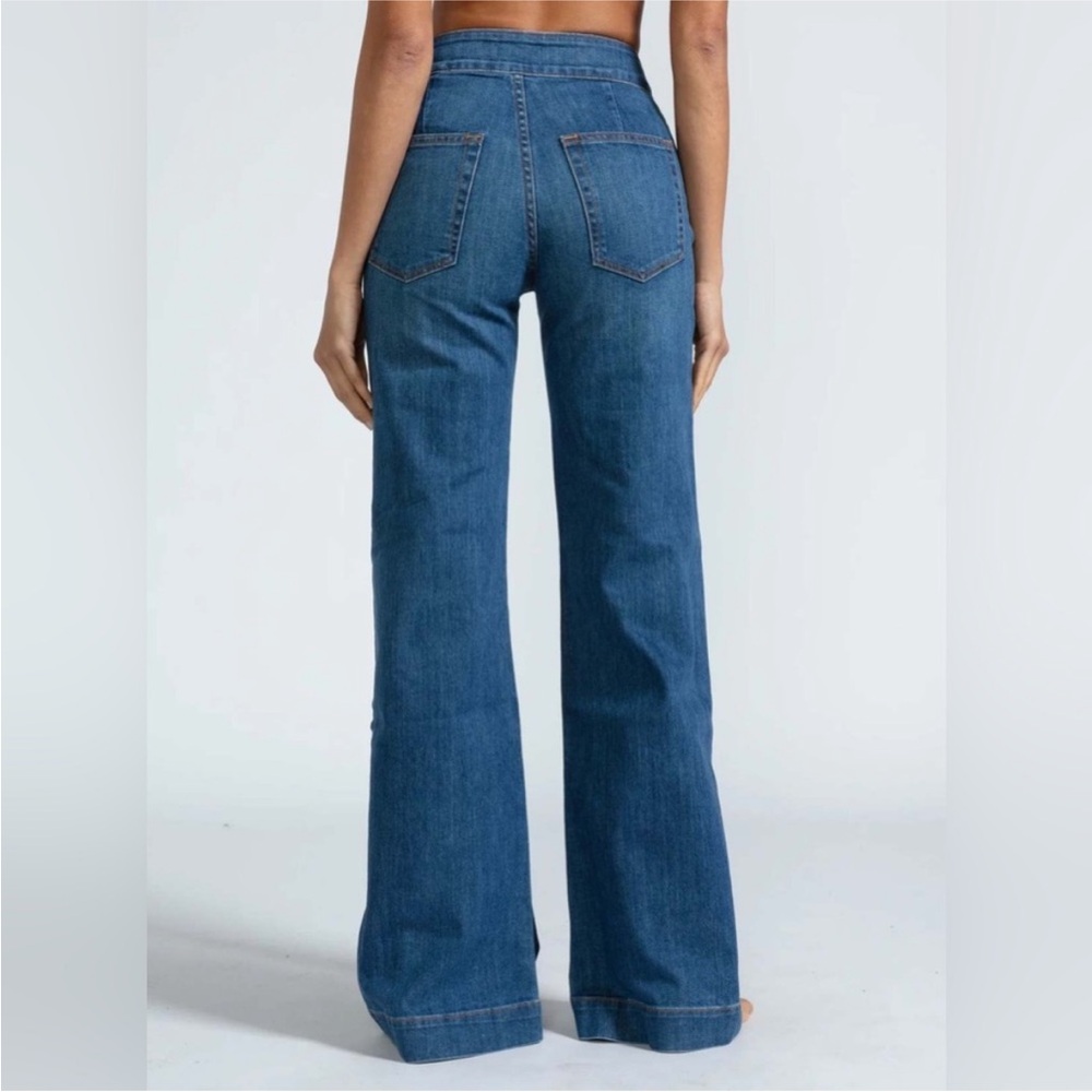 ASKK NY Brighton Wide leg NWT • Size 26 • Color: Mercury - Picture 2 of 9